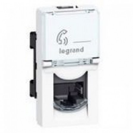 L78730 Mosaic RJ11, 1 модуль, 4 к, Legrand, L78730